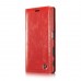Sony Xperia Z5 - CaseMe Vintage Luxury Slim Flip PU Leather Stand Protective Phone Cover Case - Red